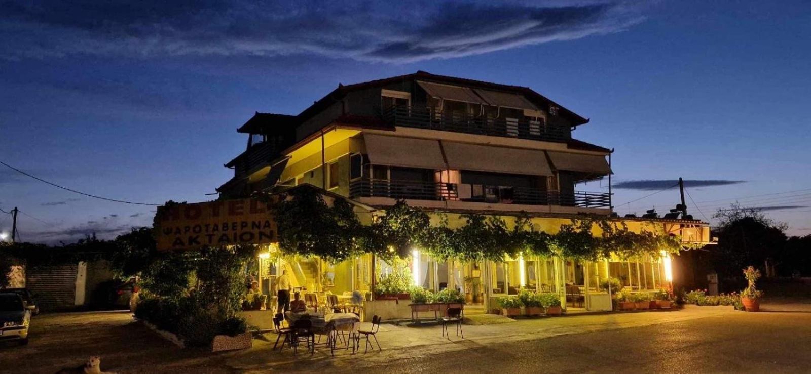 Aktaion Hotel Skala Alykis Kültér fotó